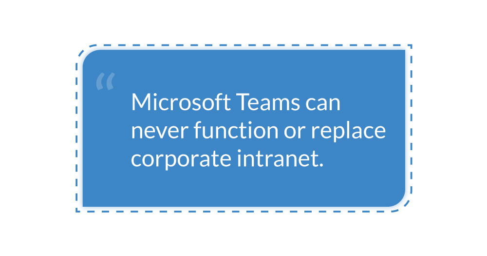 microsoft-teams-replace-sharepoint-intranet-quote