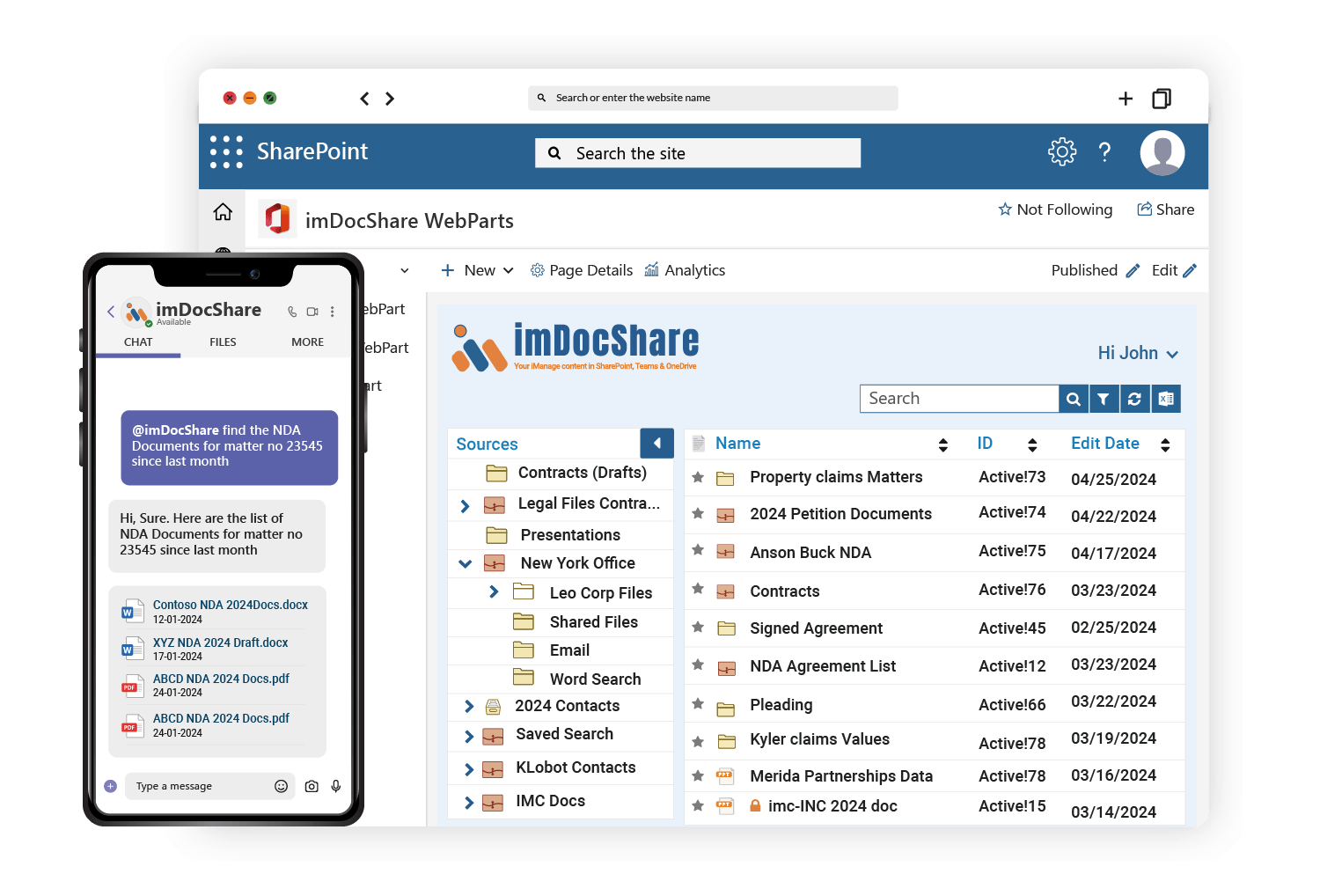 imDocShare Mockup