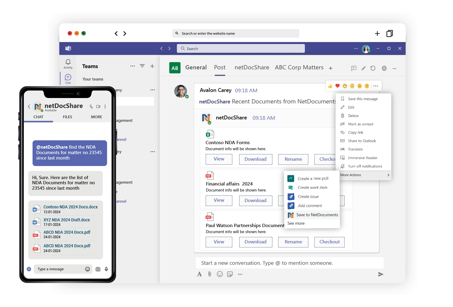 netDocShare Mockup