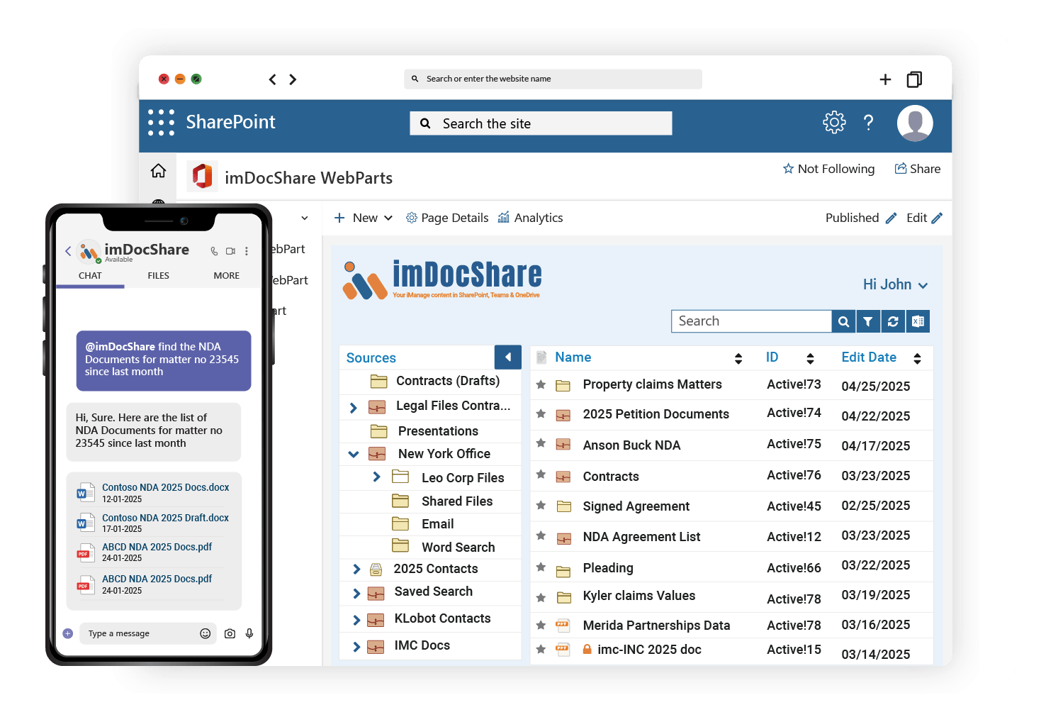 imDocShare Mockup imDocShare Mockup
