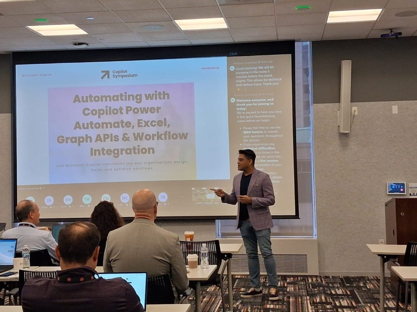 Automating with Copilot: Workflow Intelligence in Action — Session photo 1