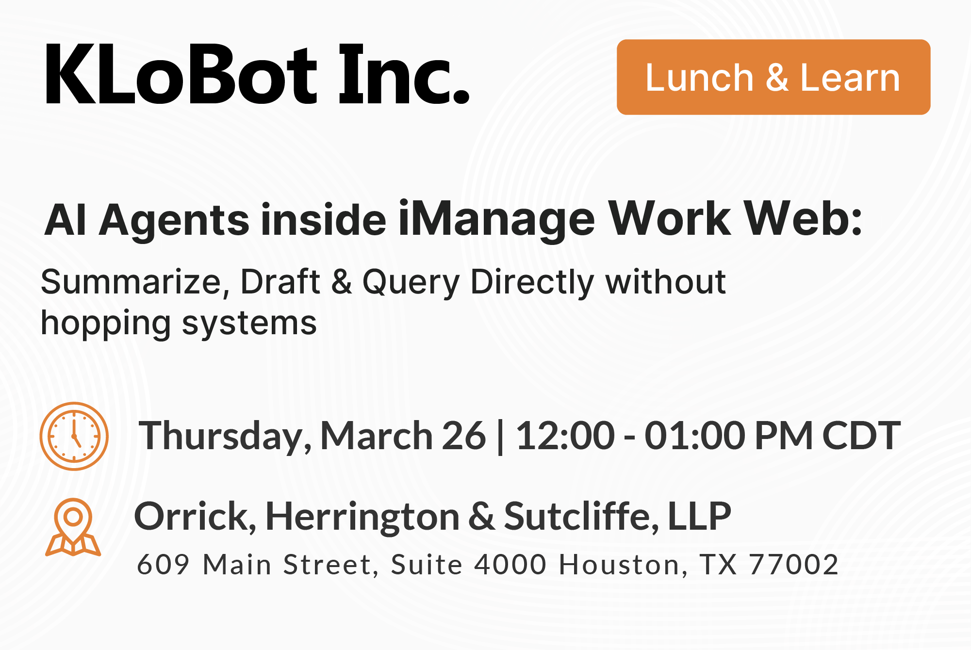 KM&I for Legal Conference 2025