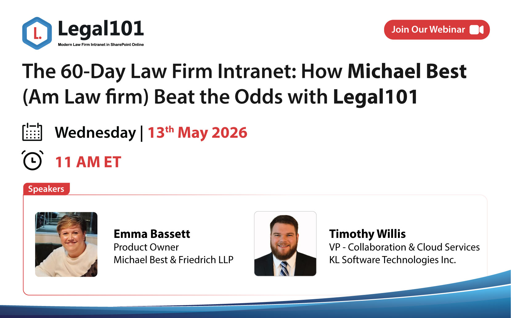 The 60-Day Law Firm Intranet: How Michael Best (Am Law firm) Beat the Odds with Legal101