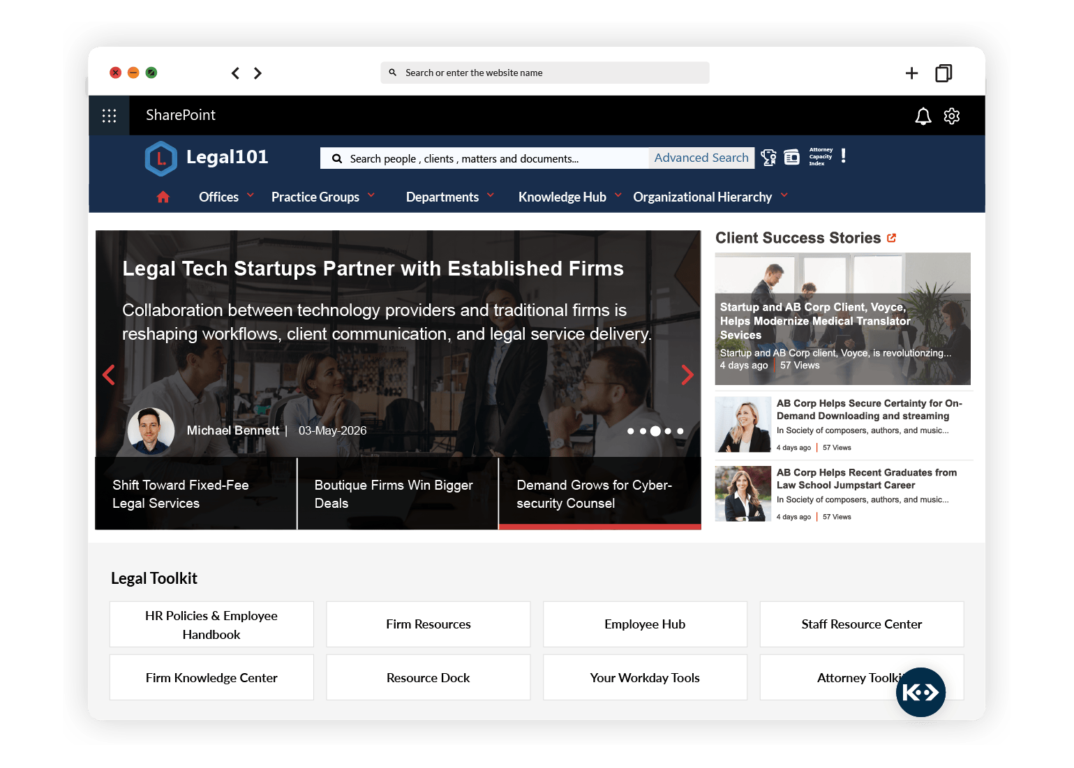 Legal101 Dashboard