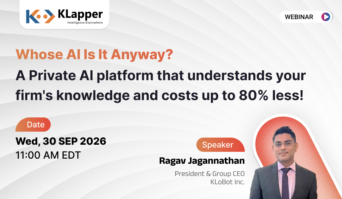 Whose AI Is It Anyway? A Private AI platform that understands your firm’s knowledge, and costs up to 80% less!